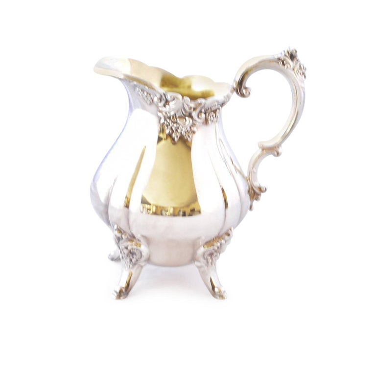 Wallace Baroque Silver Plate Tea Service at 1stDibs