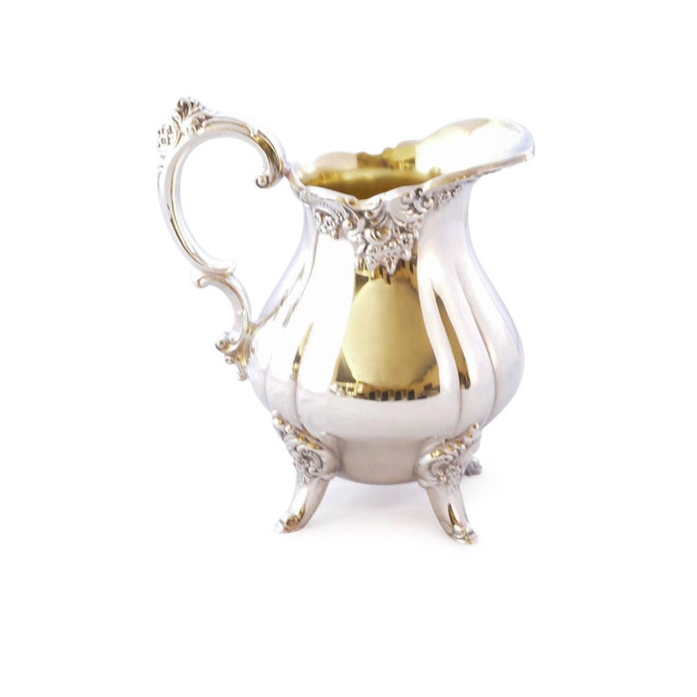 Wallace Baroque Silver Plate Tea Service at 1stDibs