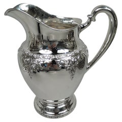 Retro Wallace Normandie Sterling Silver Water Pitcher