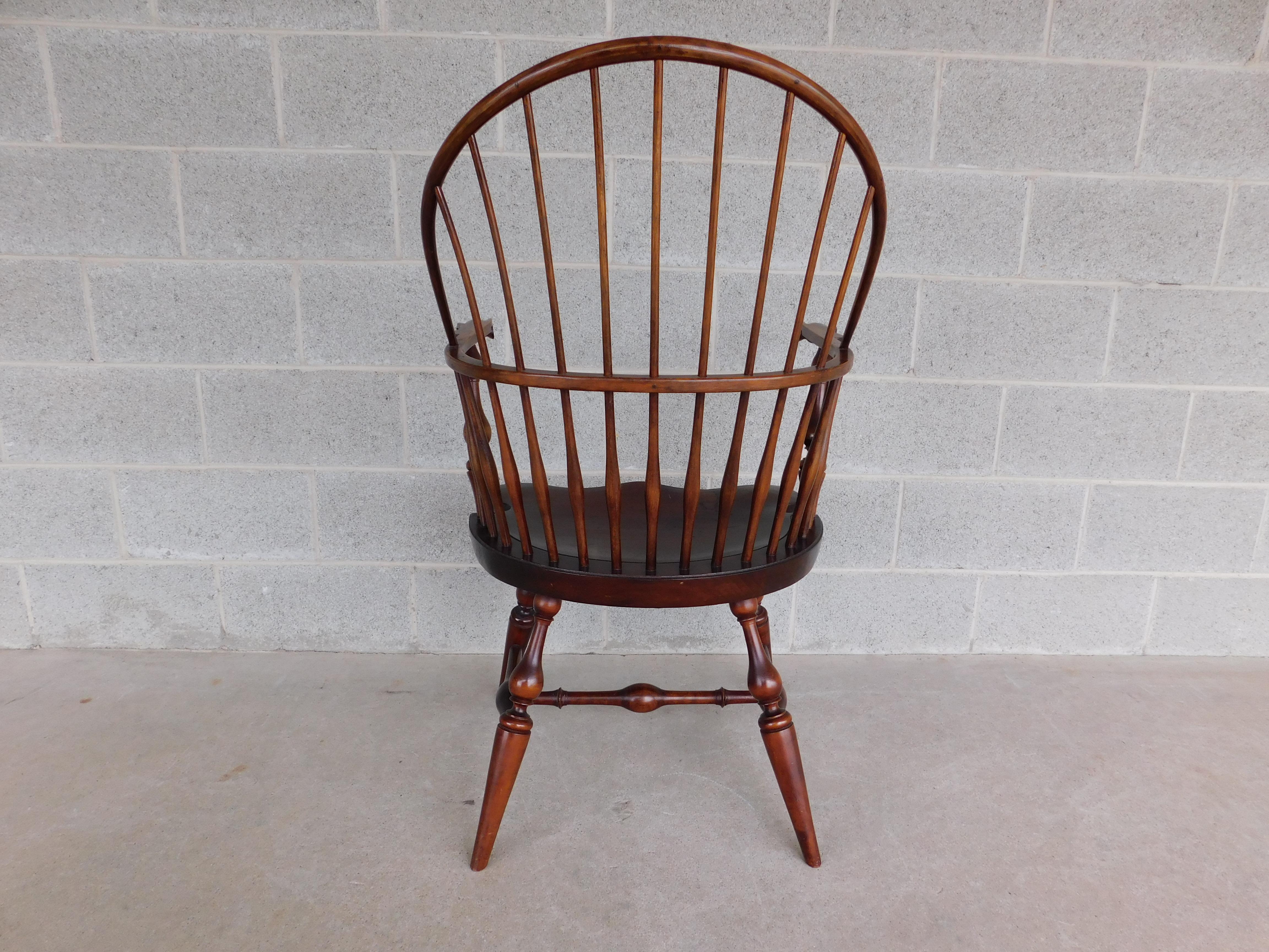 Wallace Nutting #408 Bow Back Windsor Arm Chair 2