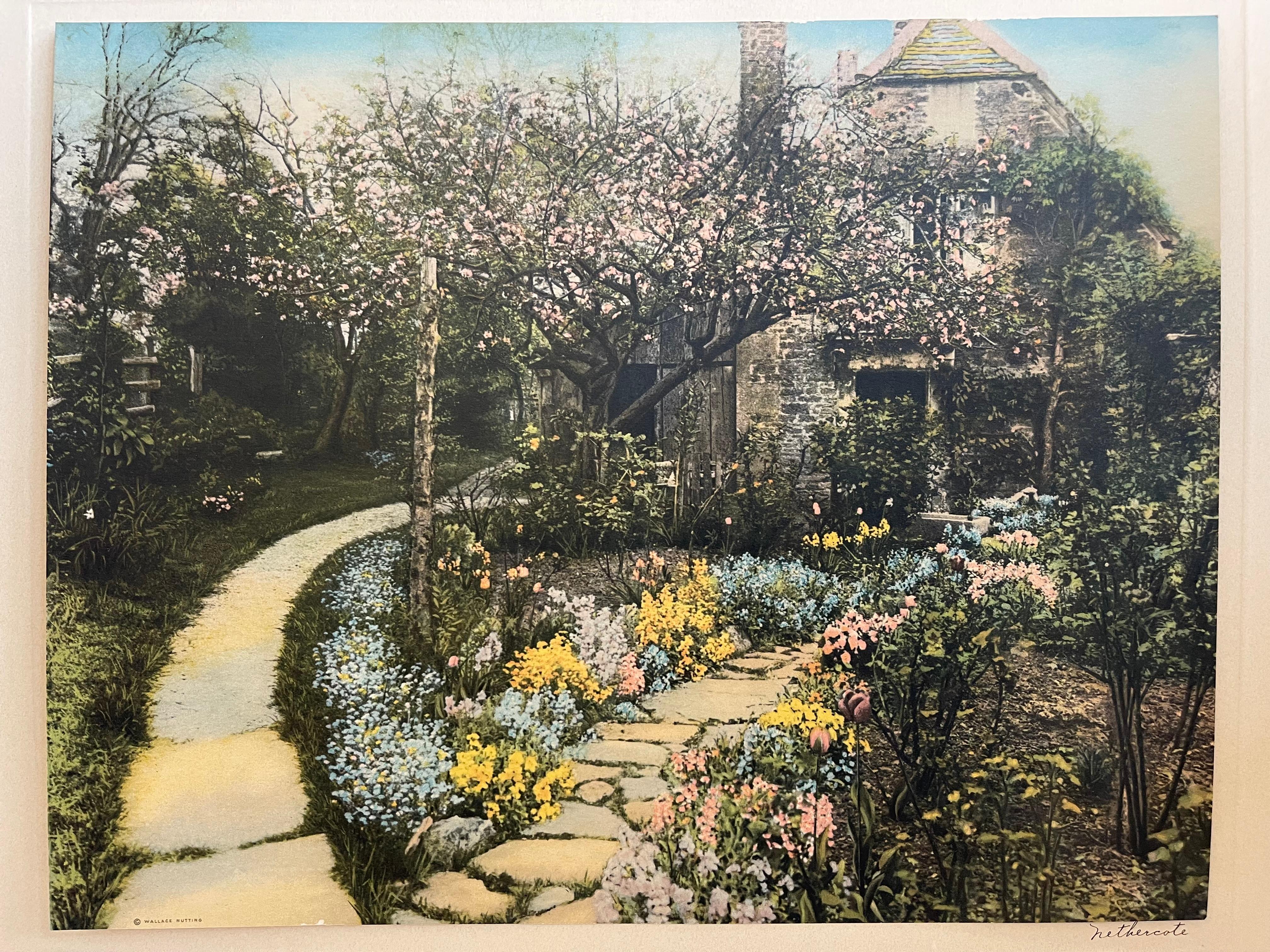 Wallace Nutting Artwork Nethercote in Original Frame, Early 20th Century For Sale 3