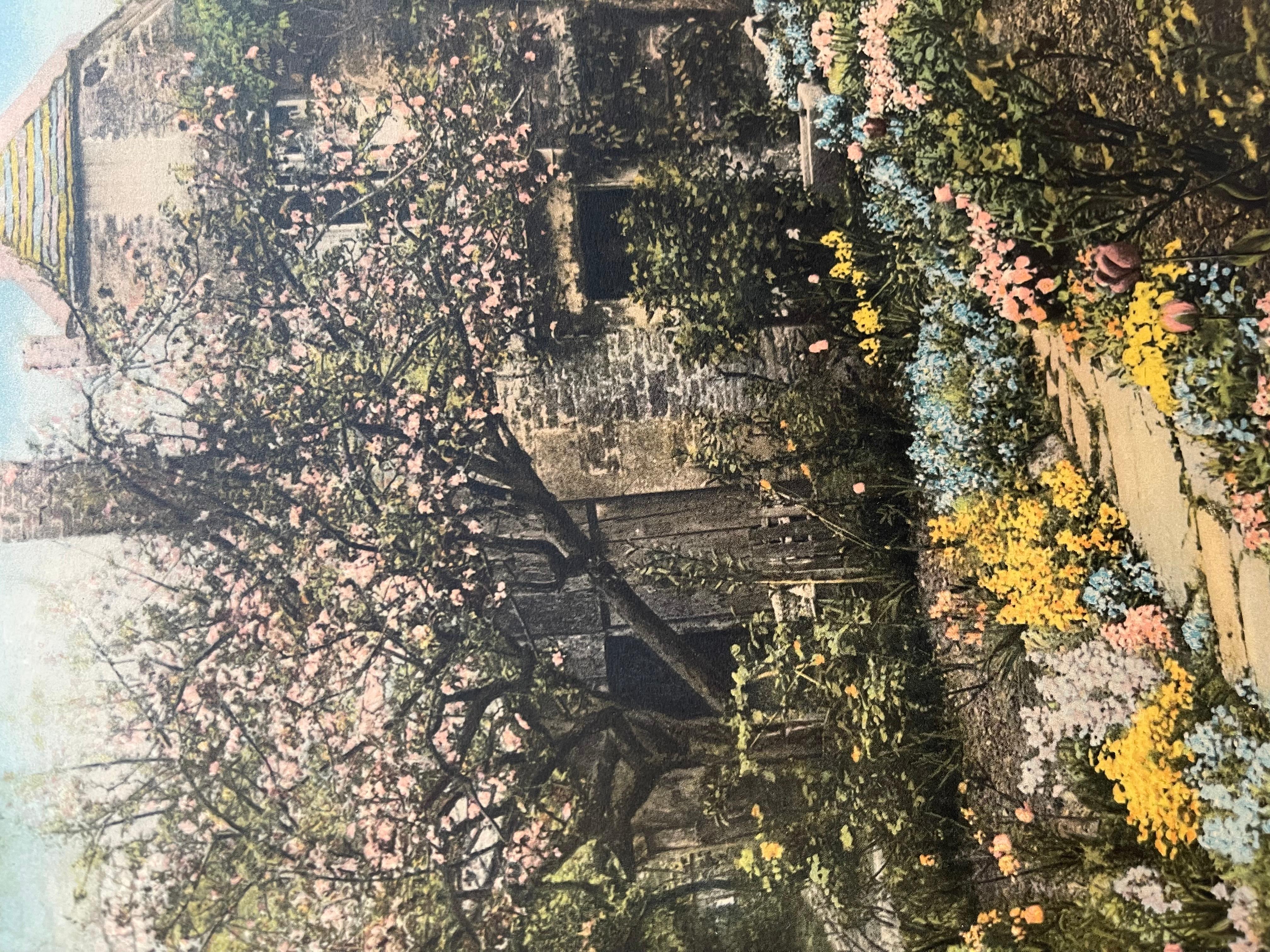 Wallace Nutting Artwork Nethercote in Original Frame, Early 20th Century For Sale 4
