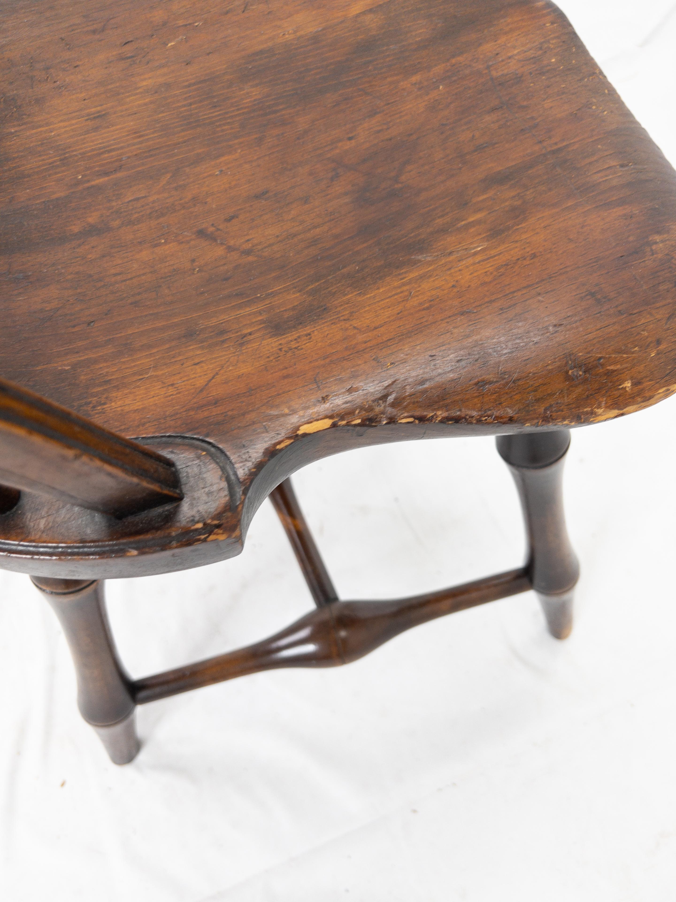 Wallace Nutting Vintage Bow Back Windsor Side Chair 1
