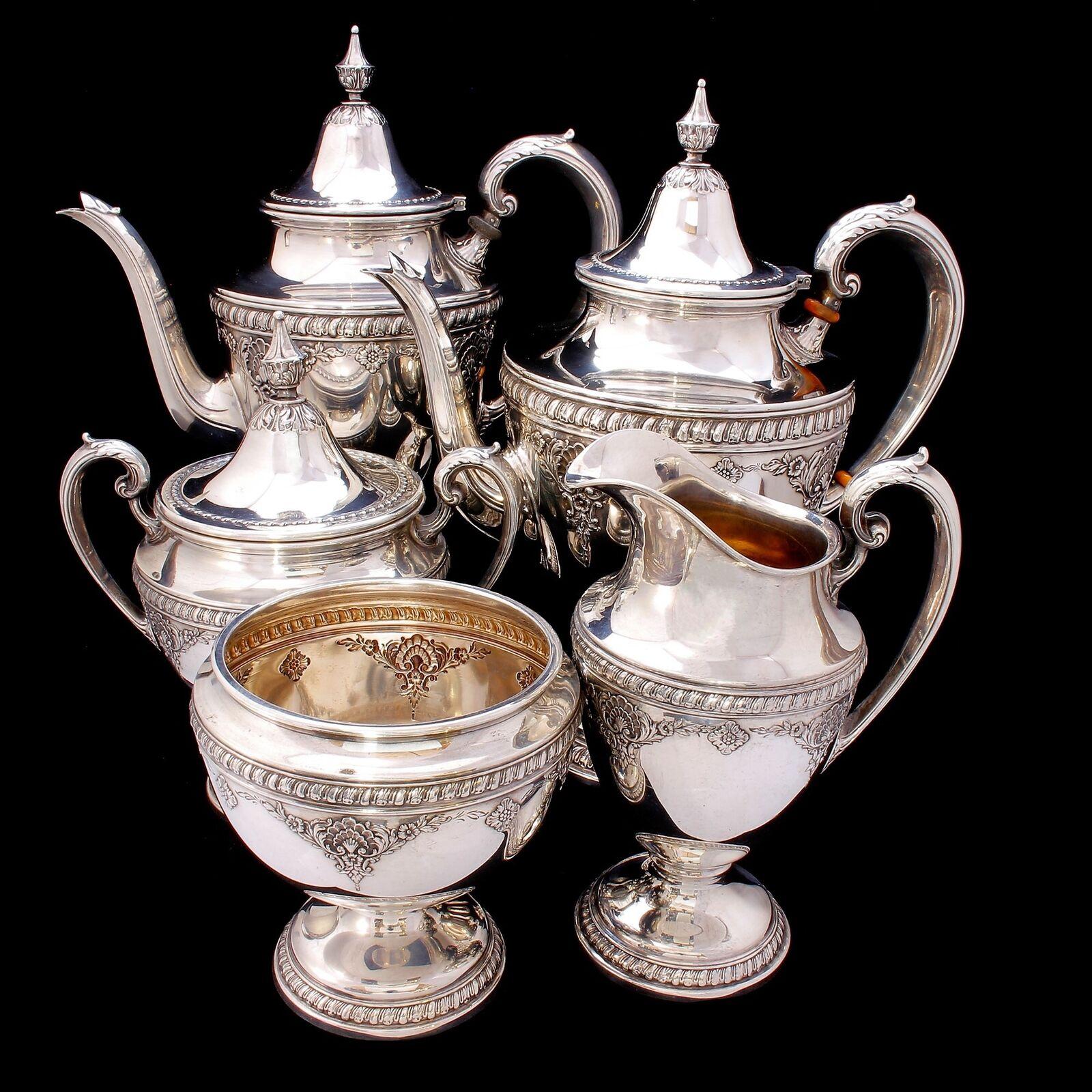 Wallace Sir Christopher Sterling Silver Tea and Coffee Pot Set 4050 2