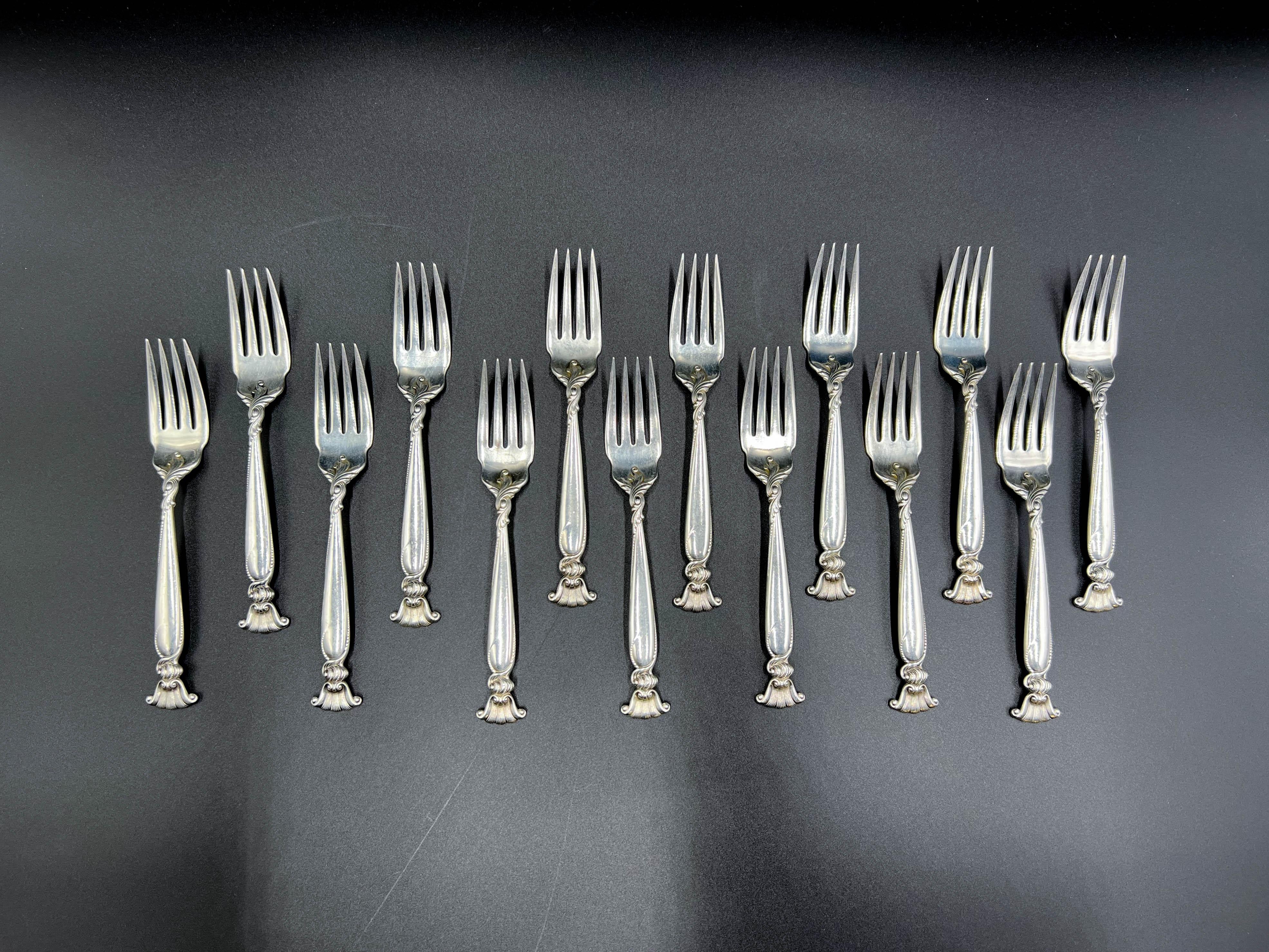 Wallace Sterling Silber Besteck, 98 Pieces 