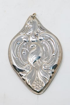Wallace Sterling Silver Grande Baroque Ornament in Box, 1988