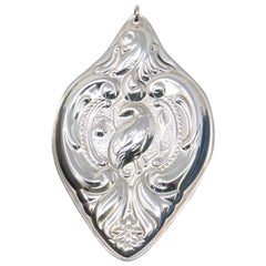 Wallace Sterling Silver Grande Baroque Ornament in Box, 1988