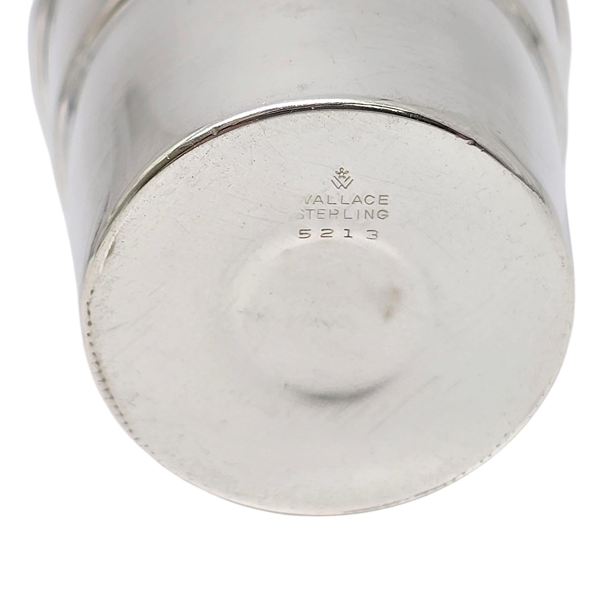 Tazza Shot Jigger con Monogram di Wallace in argento sterling #21302 in vendita 4