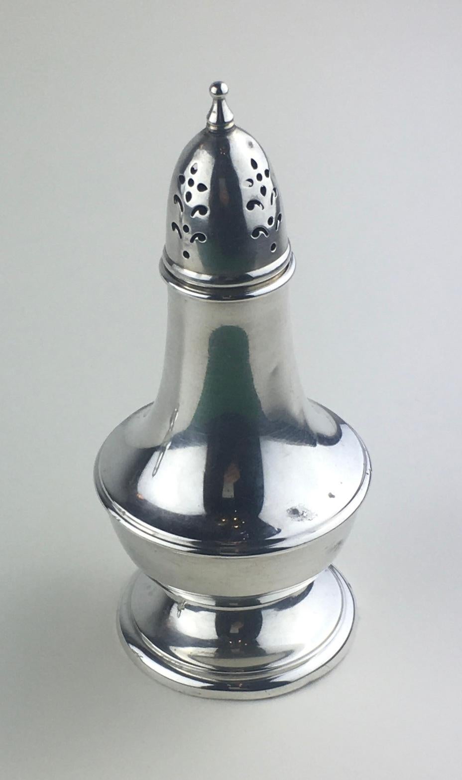 Baroque Wallace Sterling Silver Salt and Pepper Shakers
