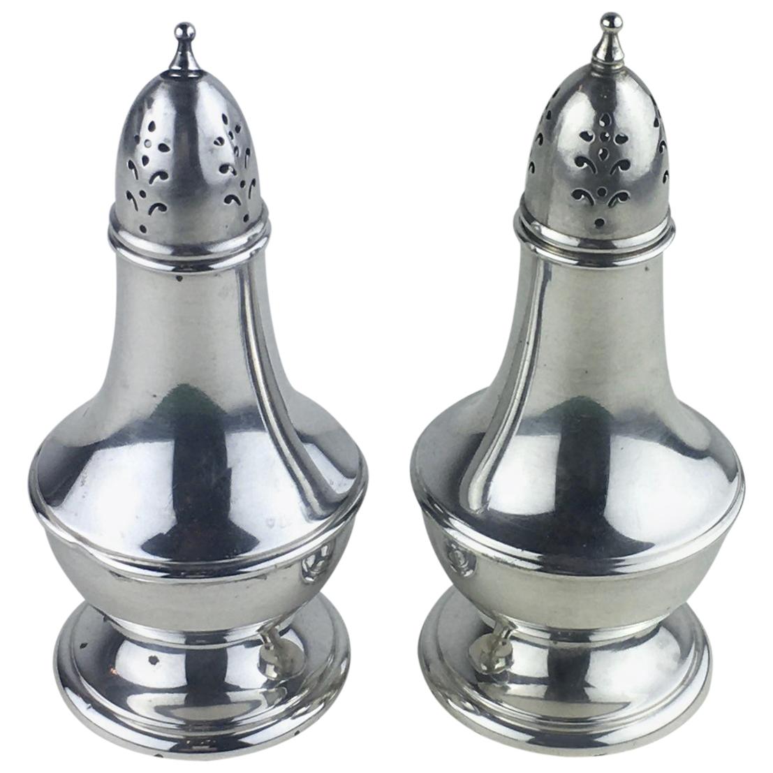 Wallace Sterling Silver Salt and Pepper Shakers