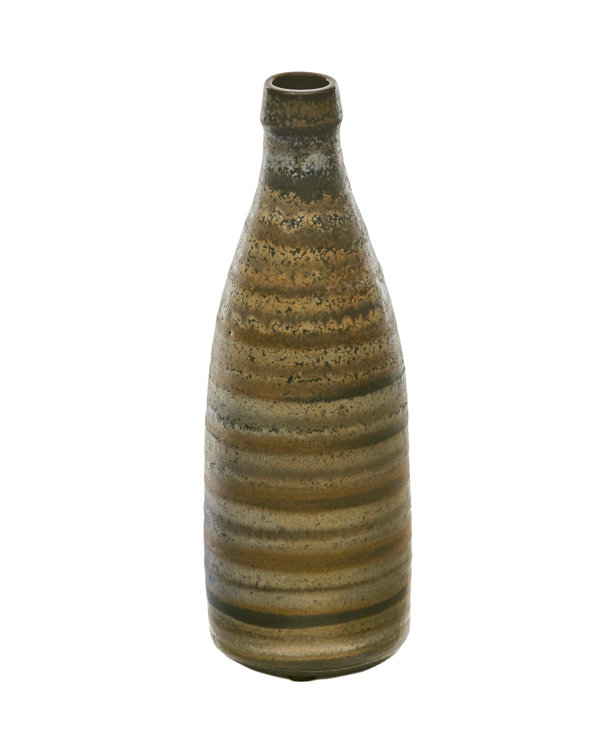 Mid-Century Modern Wallåkra, Mid-century Stoneware Vase, Sweden, 1950s For Sale