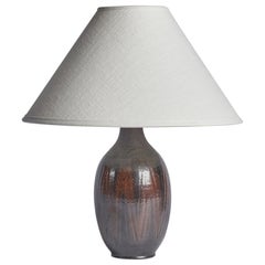 Wallåkra, Table Lamp, Stoneware, Sweden, 1960s