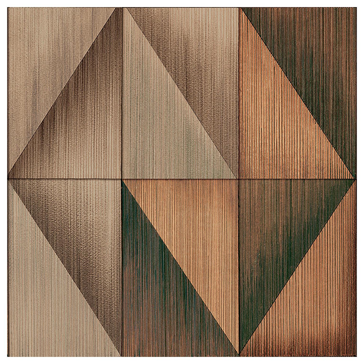 Wall&decò Contemporary Wallpaper "Hypotenuse", Color Variant MOD_WDHI1701 Sand