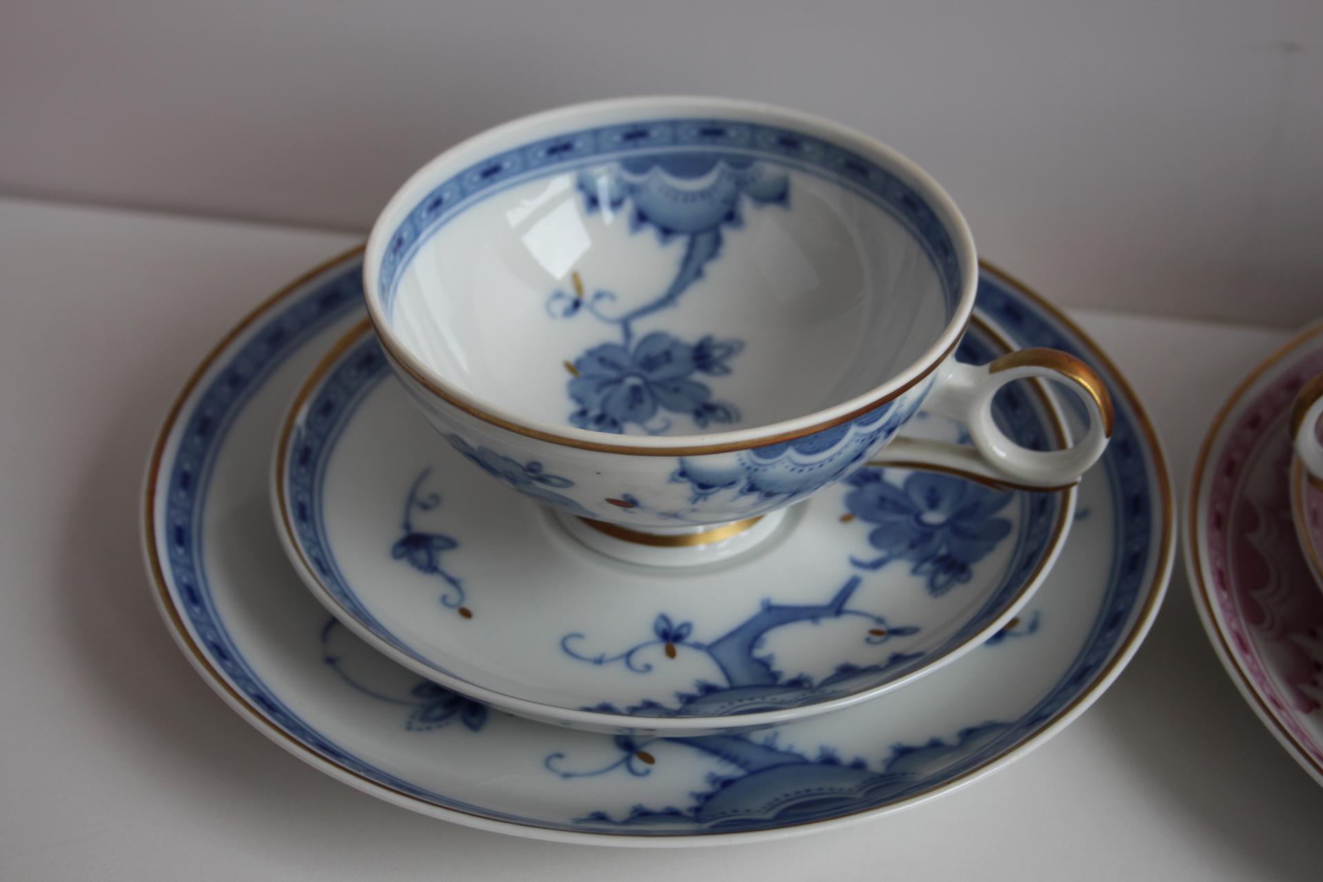 Tedesco Set da tè in porcellana Wallendorf 1764 