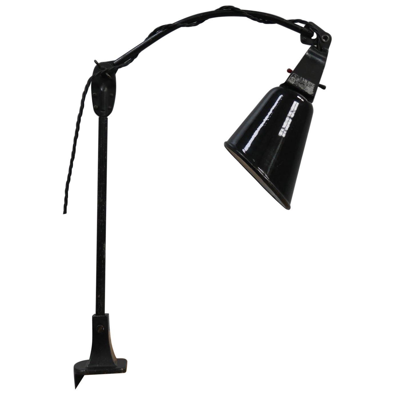 Walligraph Localite Clamp Lamp c1940