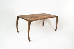 Modern Dining Table in American Black Walnut, Handmade, Netherlands