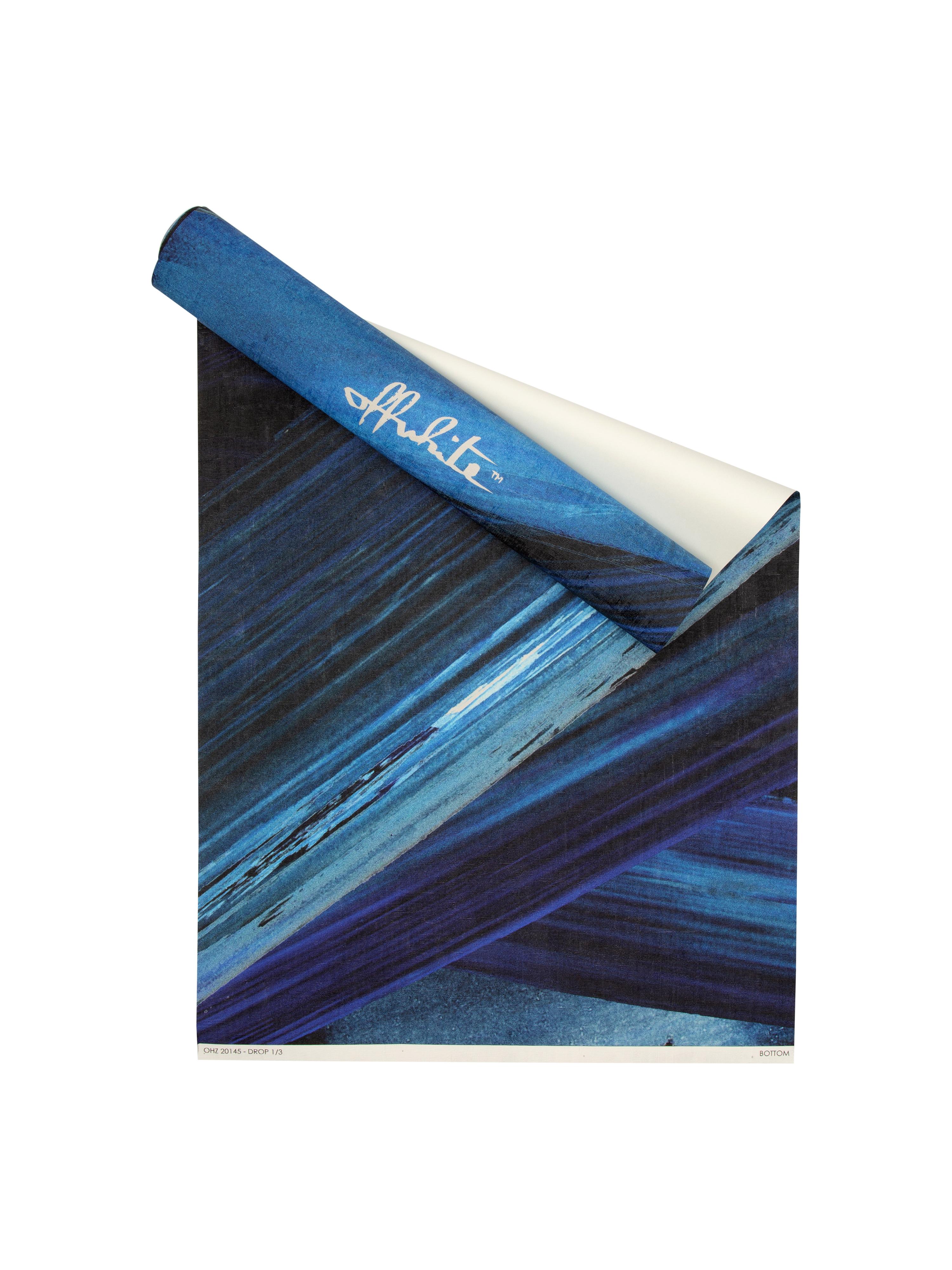 Off-White Wallpaper Brushes White Blue For Sale