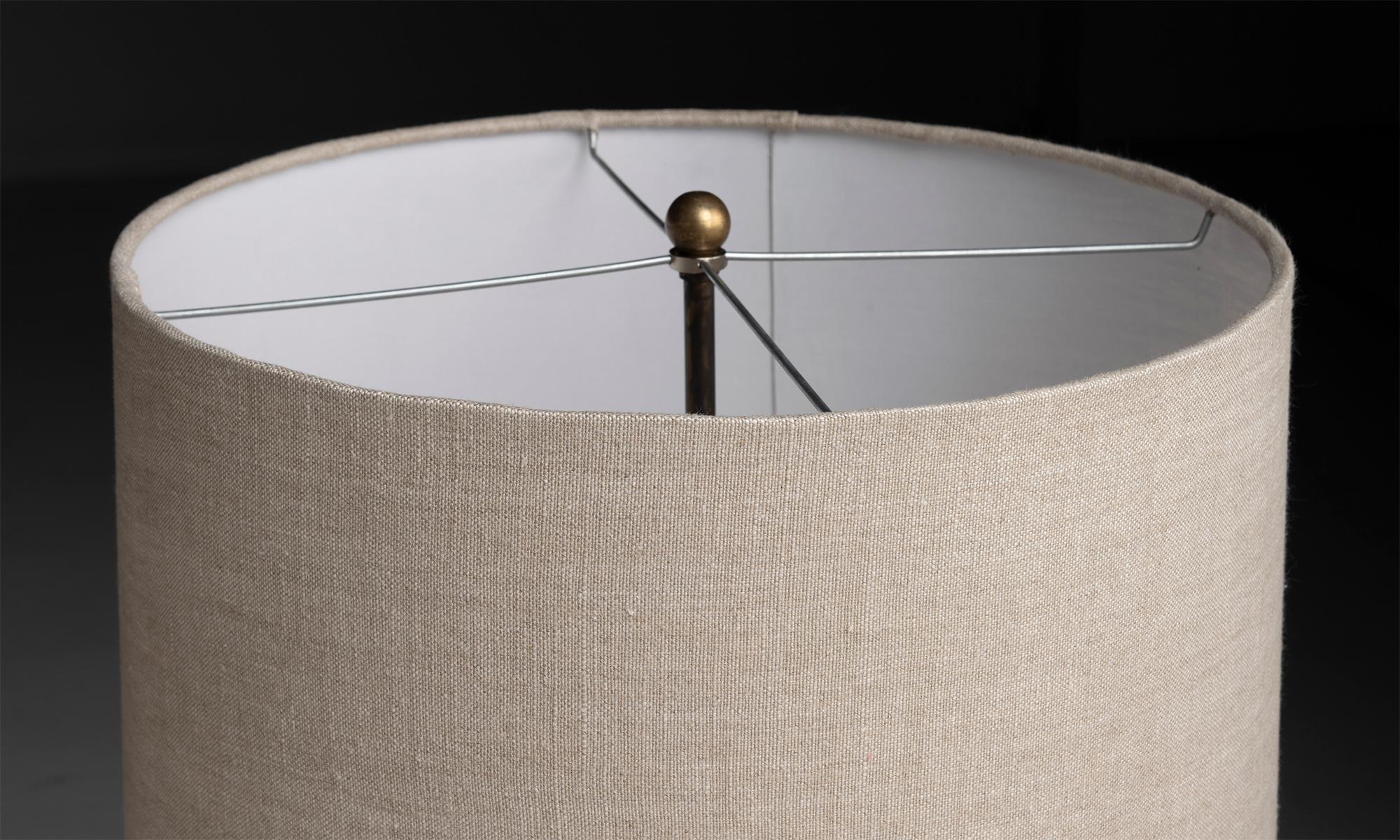 Wallpaper Pattern Press Table Lamps, Denmark circa 1950 For Sale 1