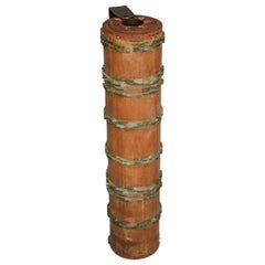 Wallpaper Roll with Metal Bracket