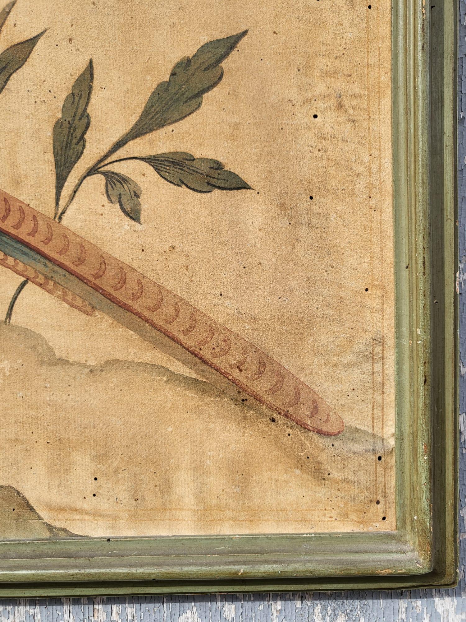 Wallpaper With Birds, Torino Or China, 18th/19th Century For Sale 2