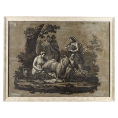 Carta da parati "Zeus nutrito dalla capra Amalthée", Periodo Impero