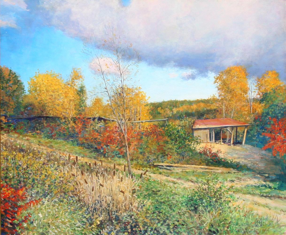 "The Old Sawmill at Westminster, Vermont", by Wally Ames