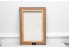 Wally Hatny Contemporary Acrylic on Canvas, Abstract White Bird