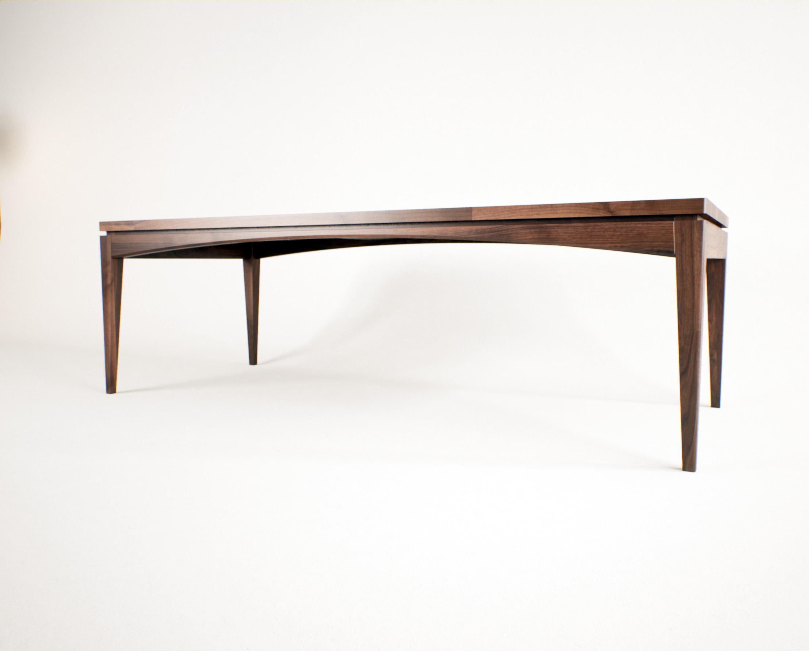 Spanish Walnu Dining Table – Minimalist Furniture for Sophisticated Living Spaces For Sale