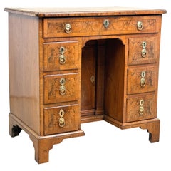Walnut 18th Century Exceptional Georgian Kneehole Desk