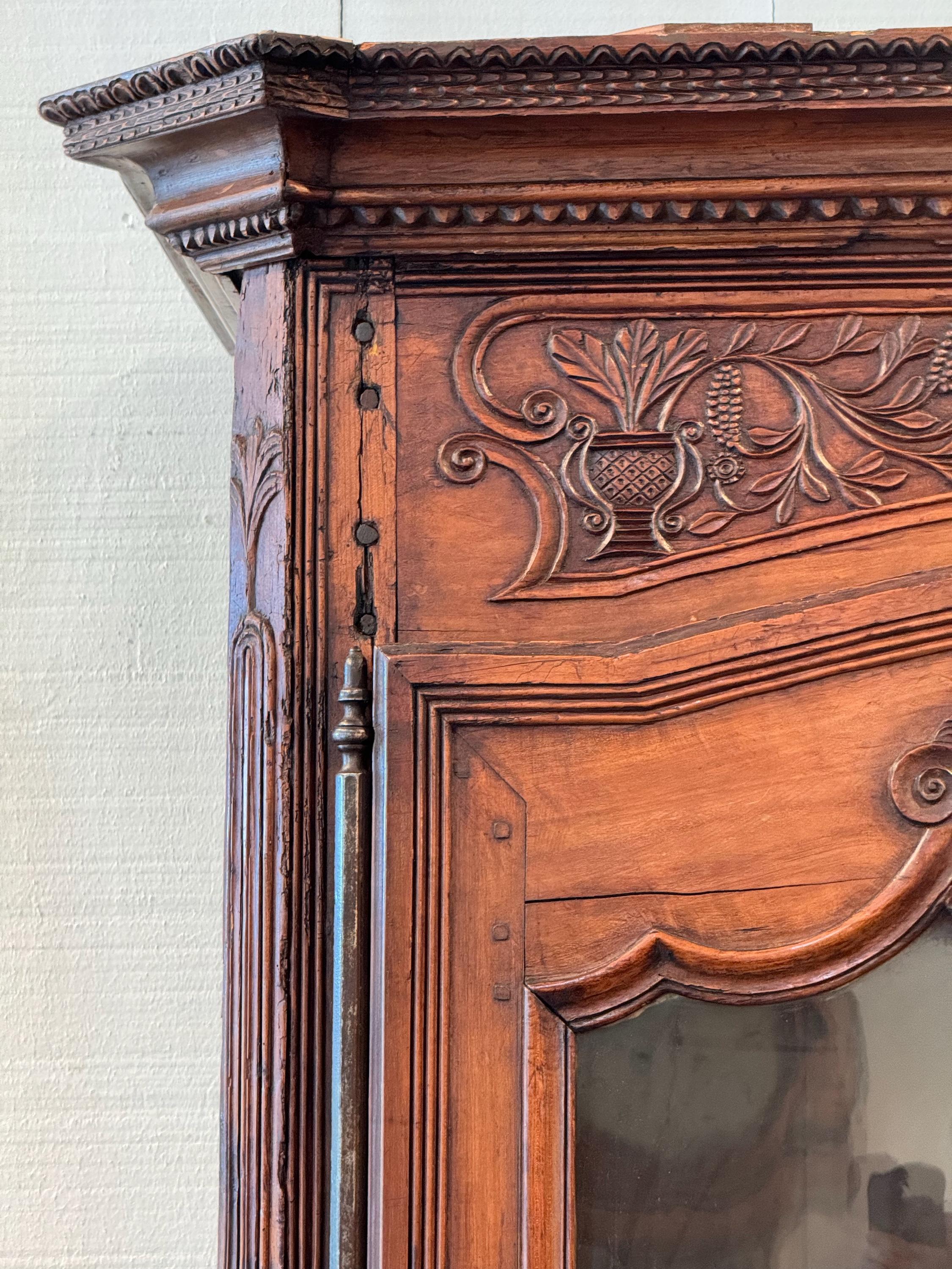Walnut 18th Century French Armoire For Sale 3