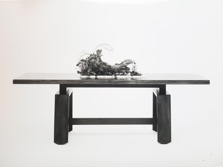Mid-Century Modern Walnut 1960s Table by Silvio Coppola for Bernini For Sale
