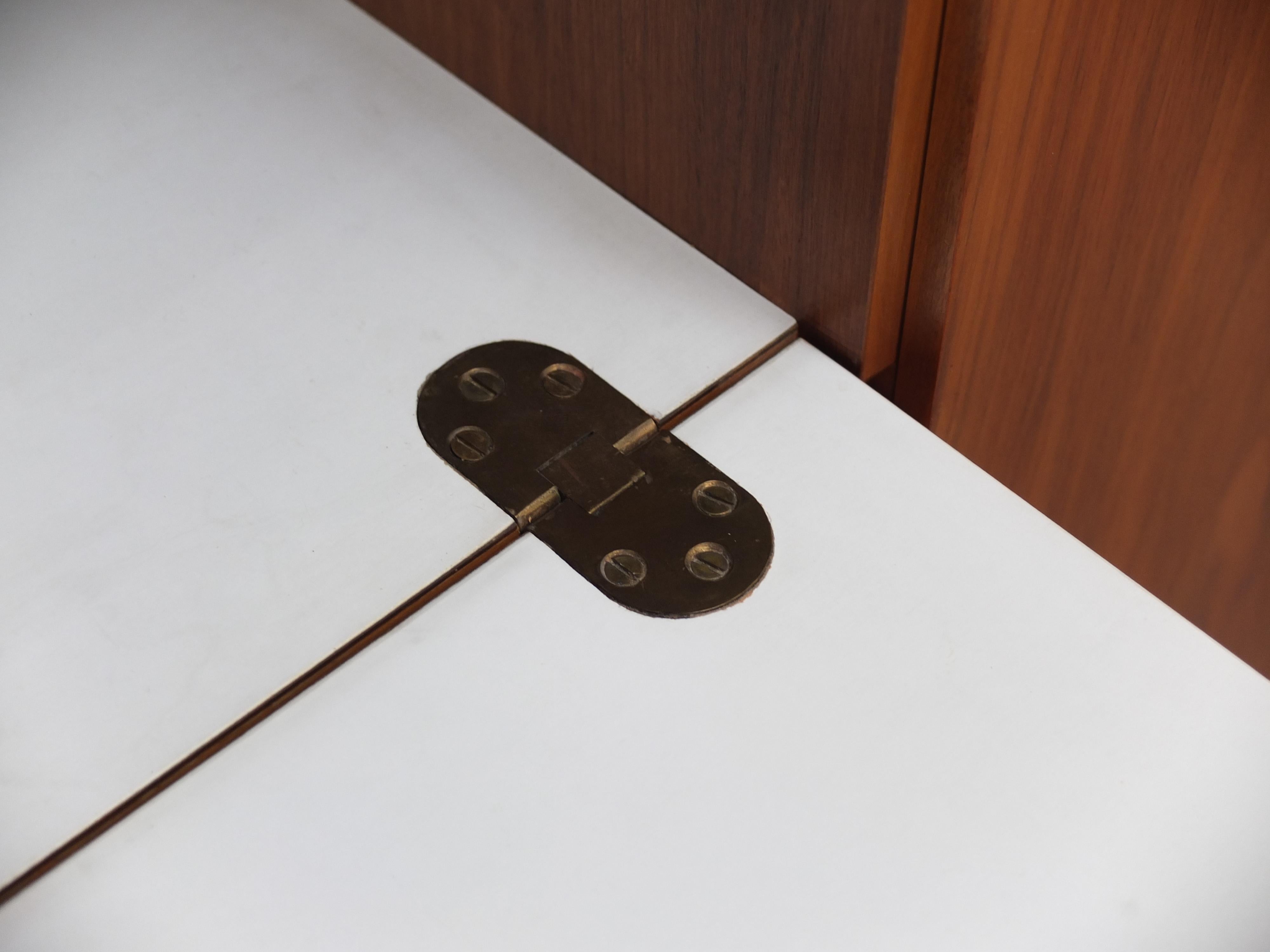 Mobile bar 'Abstracta' in noce di Jos De Mey per Van den Berghe-Pauvers, anni '60 in vendita 6