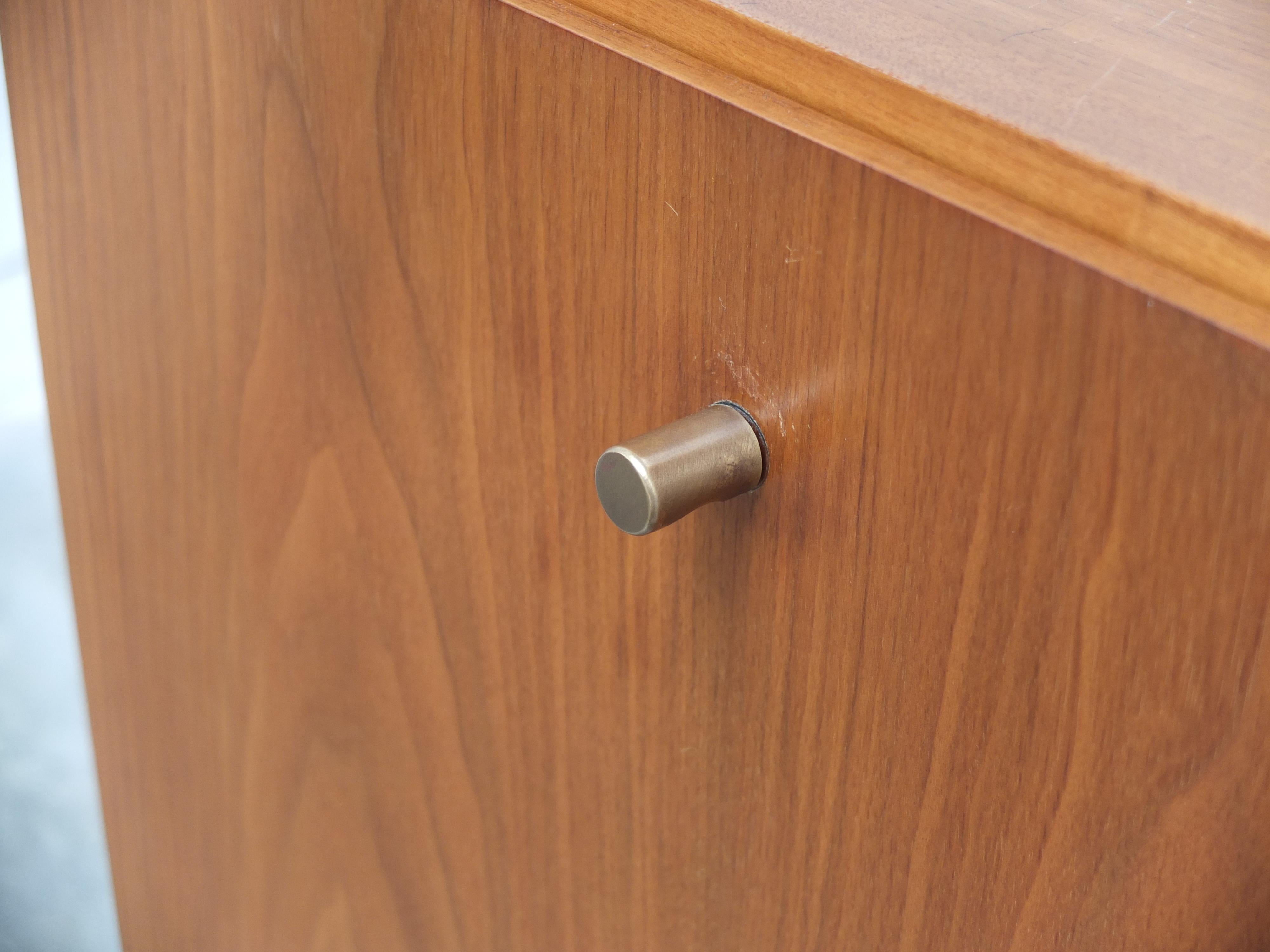 Mobile bar 'Abstracta' in noce di Jos De Mey per Van den Berghe-Pauvers, anni '60 in vendita 7