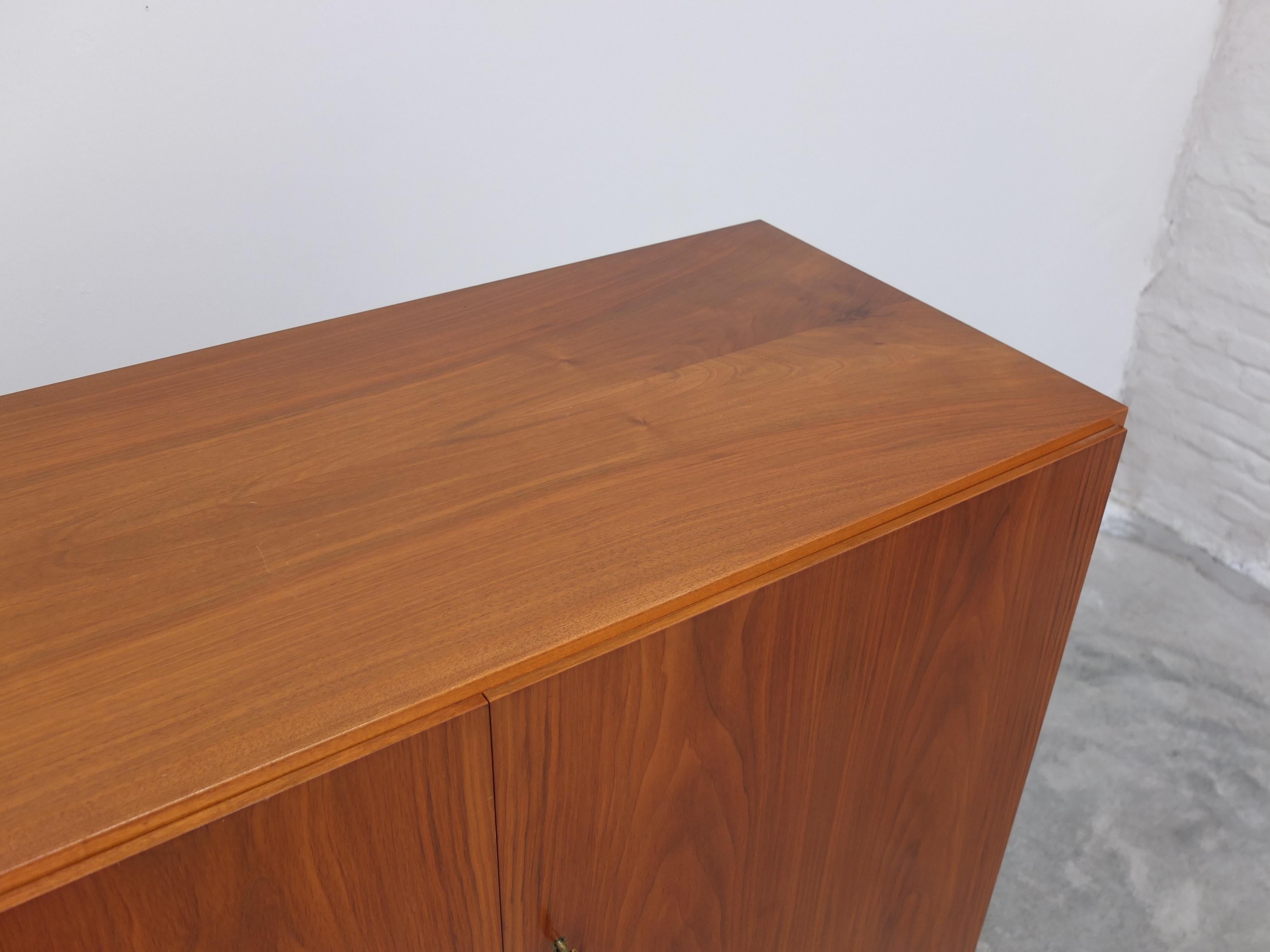 Mobile bar 'Abstracta' in noce di Jos De Mey per Van den Berghe-Pauvers, anni '60 in vendita 9