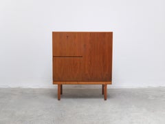 Walnut 'Abstracta' Bar Cabinet by Jos De Mey for Van Den Berghe-Pauvers, 1960s