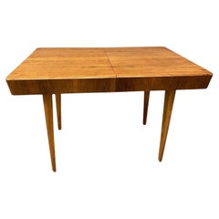 Walnut adjustable dining table by Setona, 1950´s, Czechoslovakia