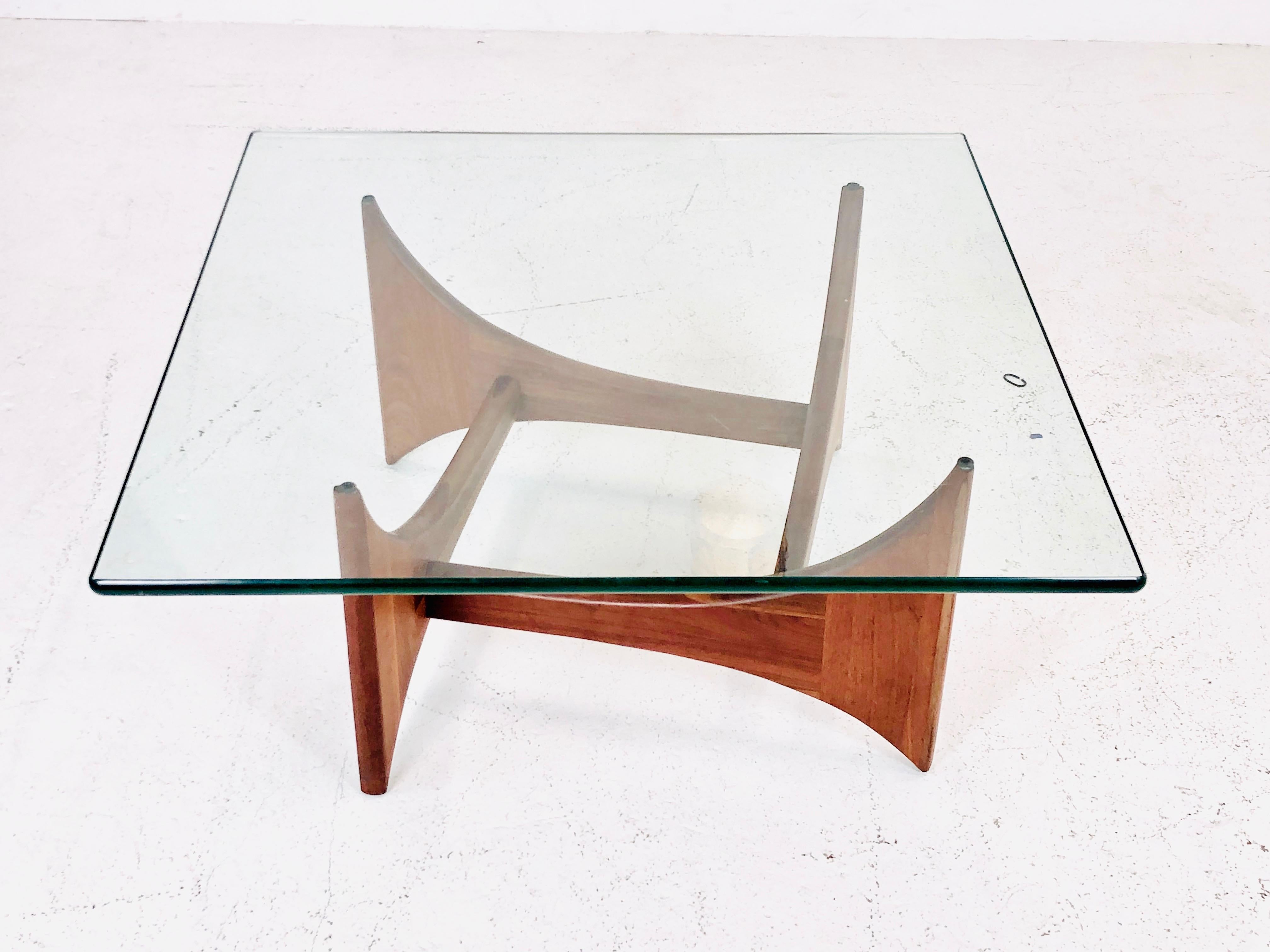 20th Century Walnut Adrian Pearsall Sculptural Coffee Table
