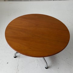 Walnut Aluminum Group Coffee Table by Charles & Ray Eames for Herman Miller