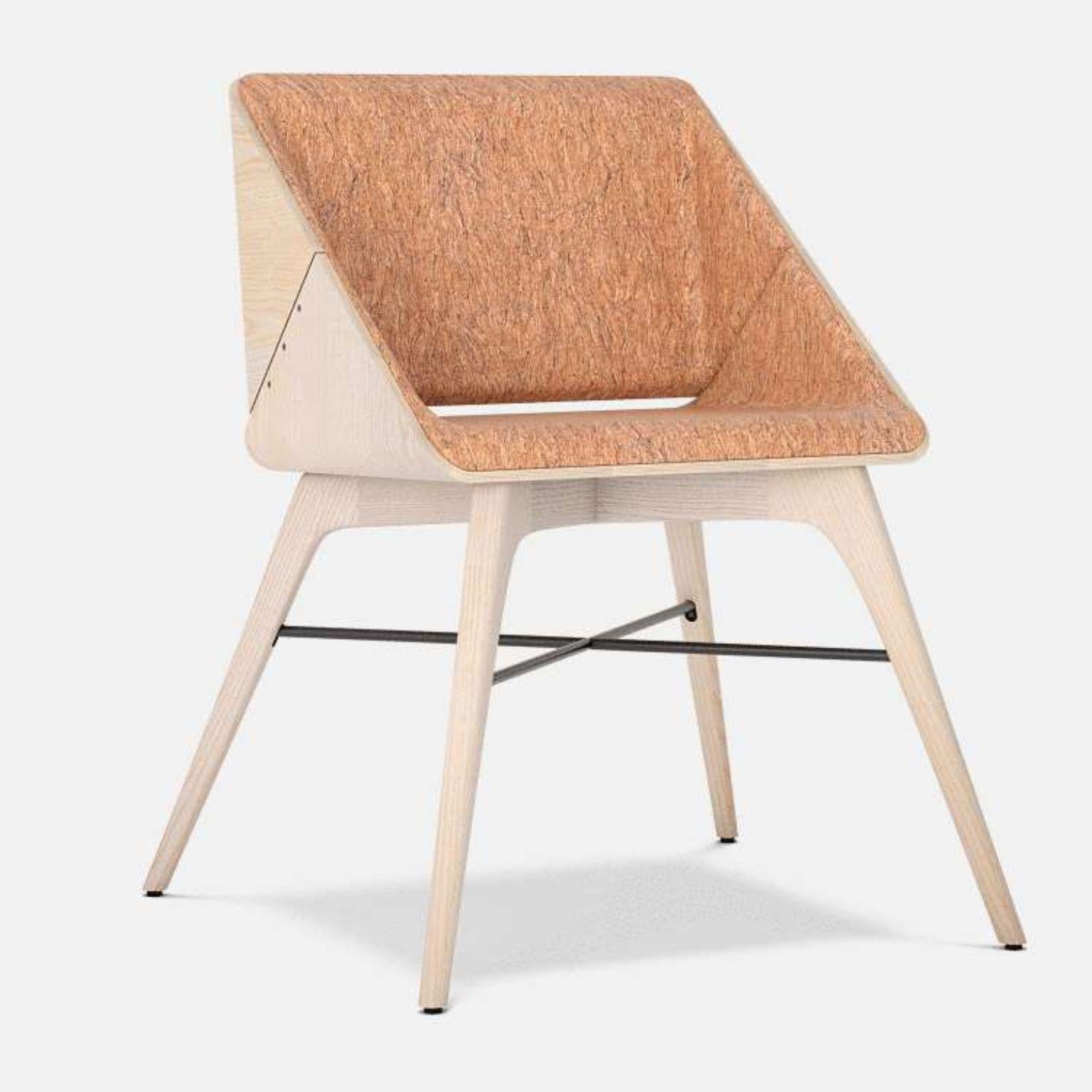 Zeitgenössischer Stuhl aus Nussbaum und Eschenholz von Alexandre Caldas im Zustand „Neu“ im Angebot in Geneve, CH
