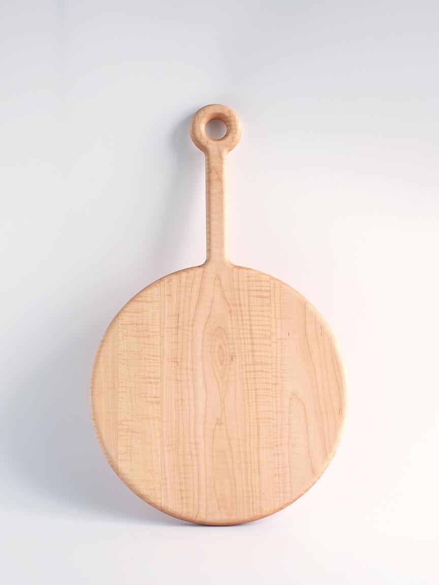 Walnut and Curly Maple Plank Cutting Boards by Fort Standard, in Stock In New Condition In Brooklyn, NY
