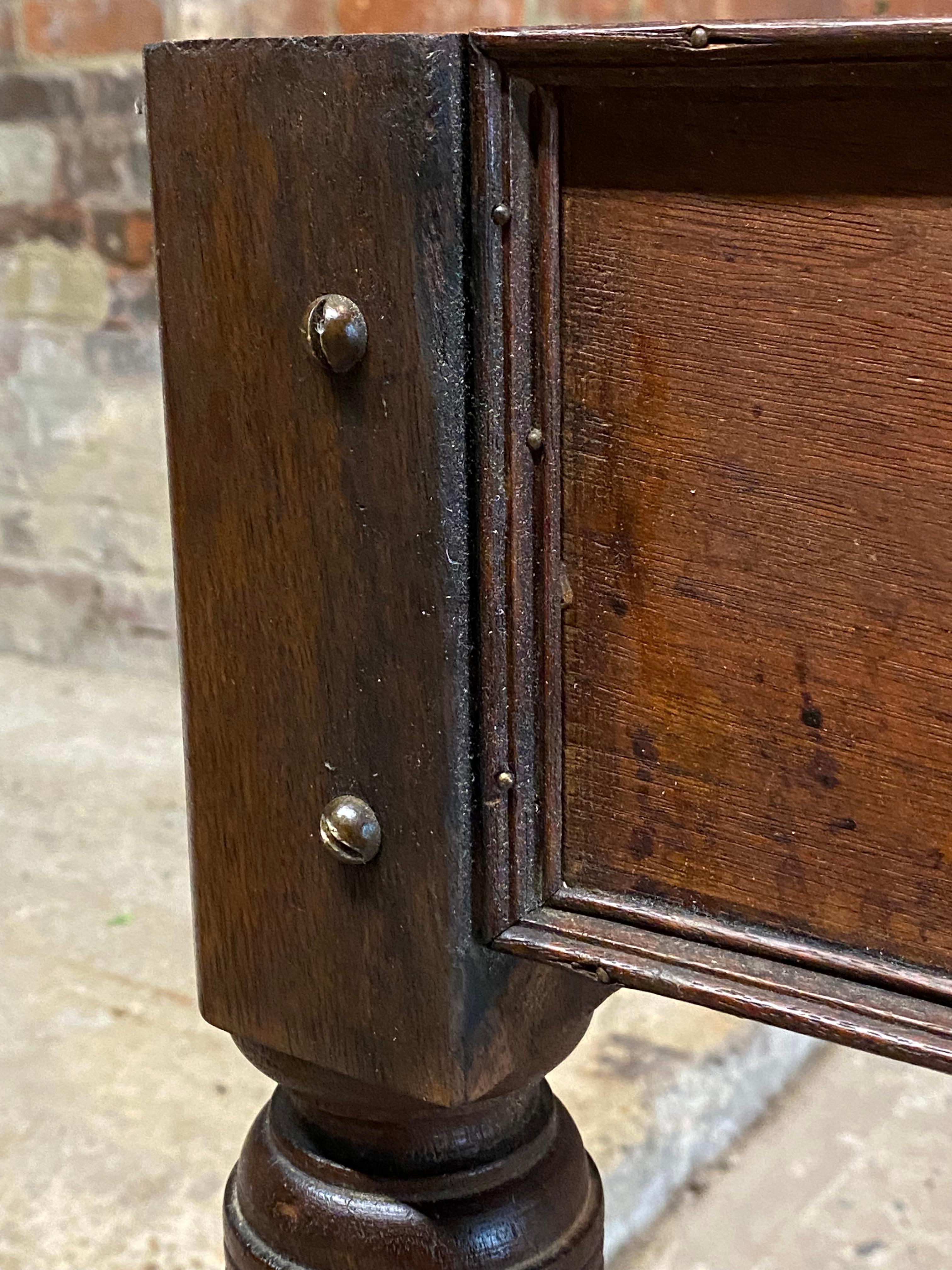 Walnut and Marble Top Farm Table 3