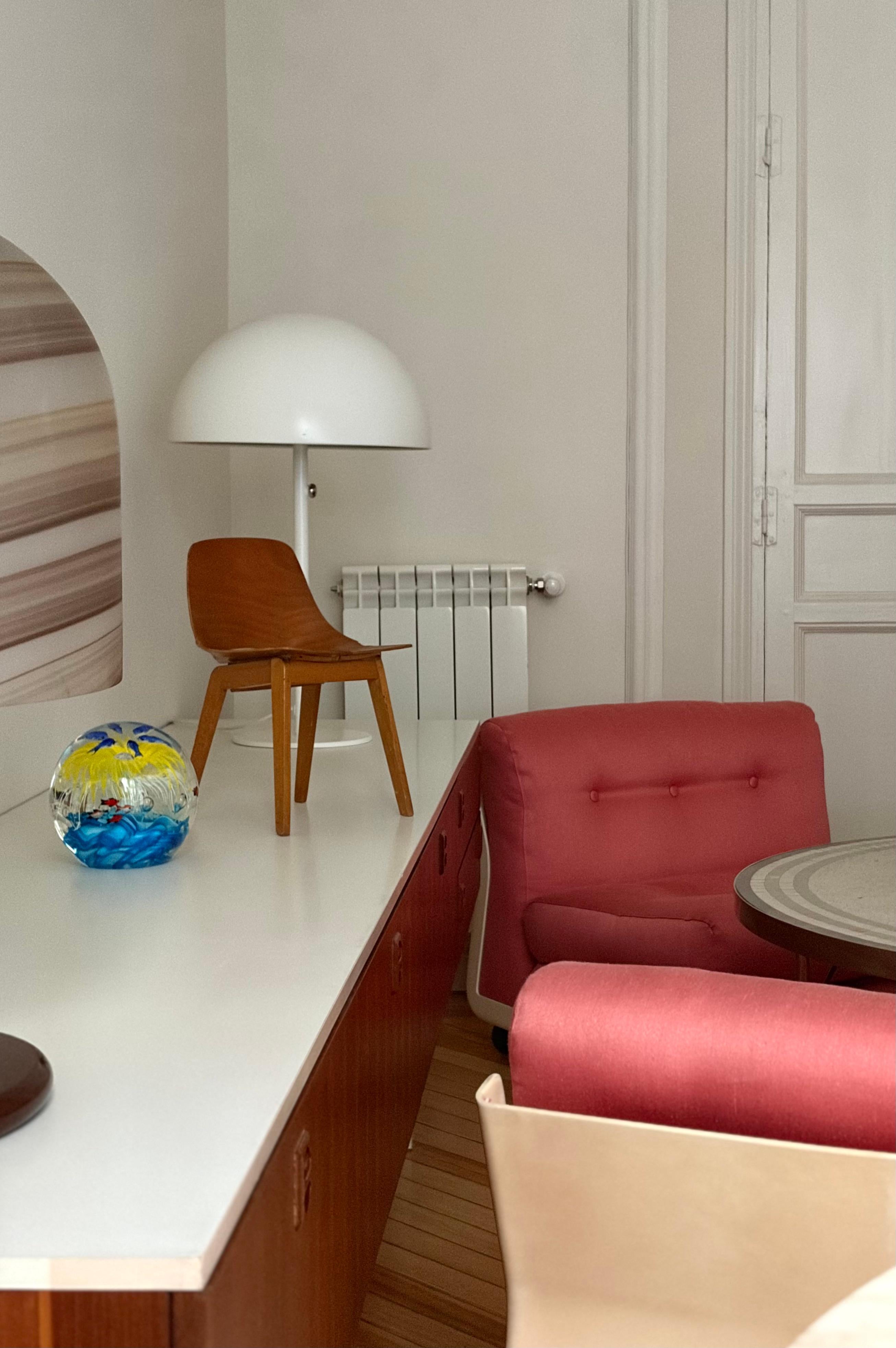 Walnut and Metal Sideboard in vendita 7