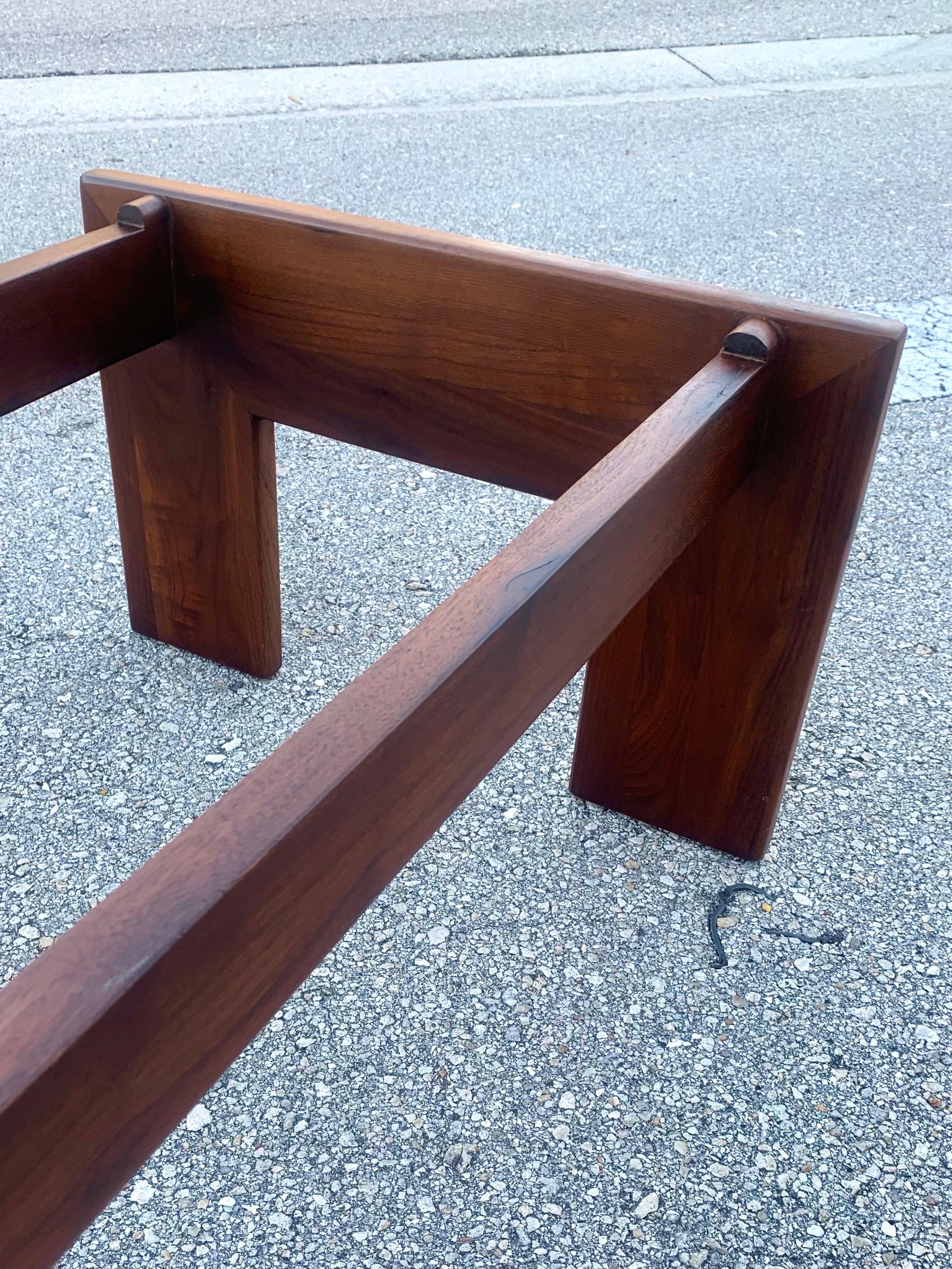 Walnut and Slate Coffee Table by Adrian Pearsall 4