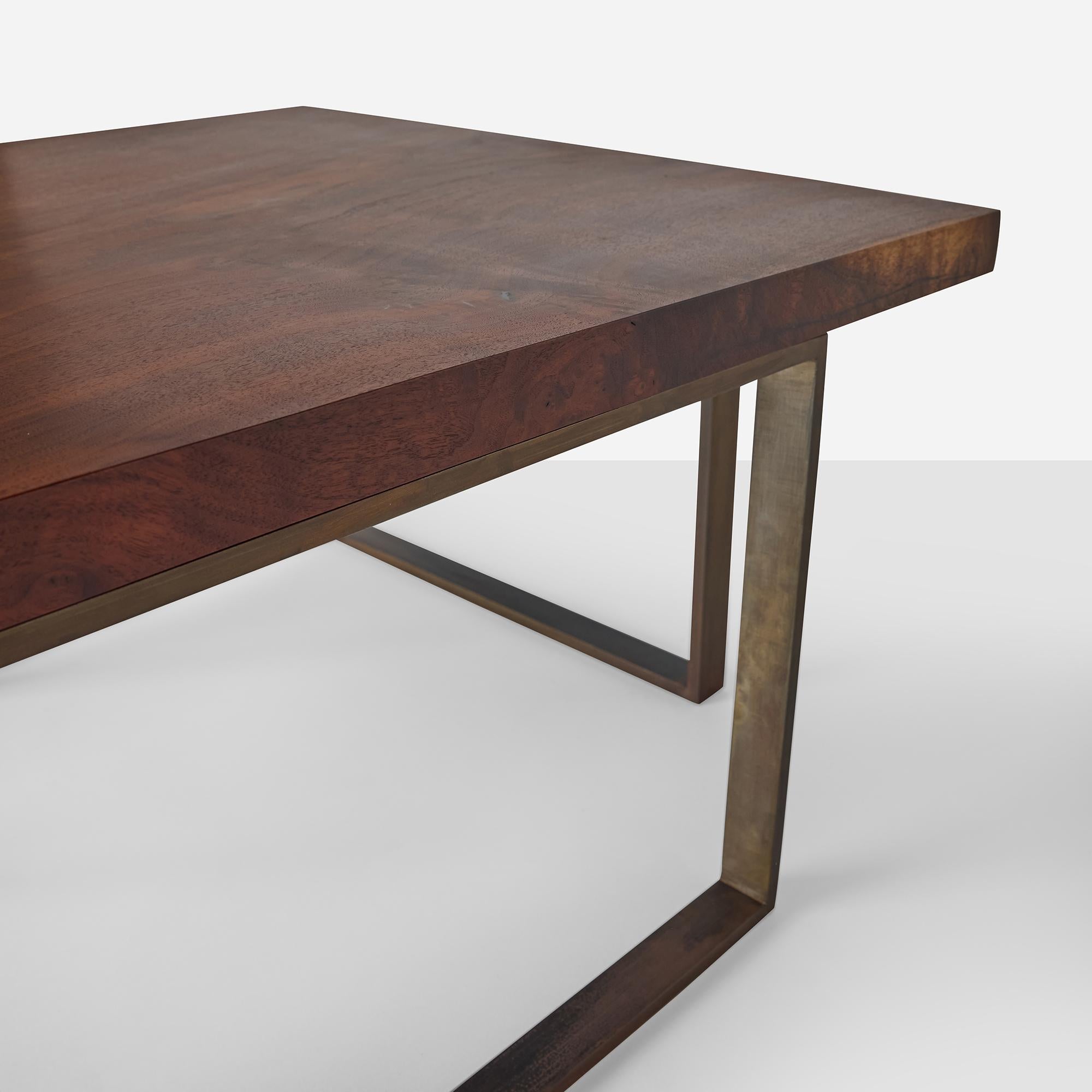 Walnut and Steel End Tables in the Style of Milo Baughman - 3 available in vendita 1