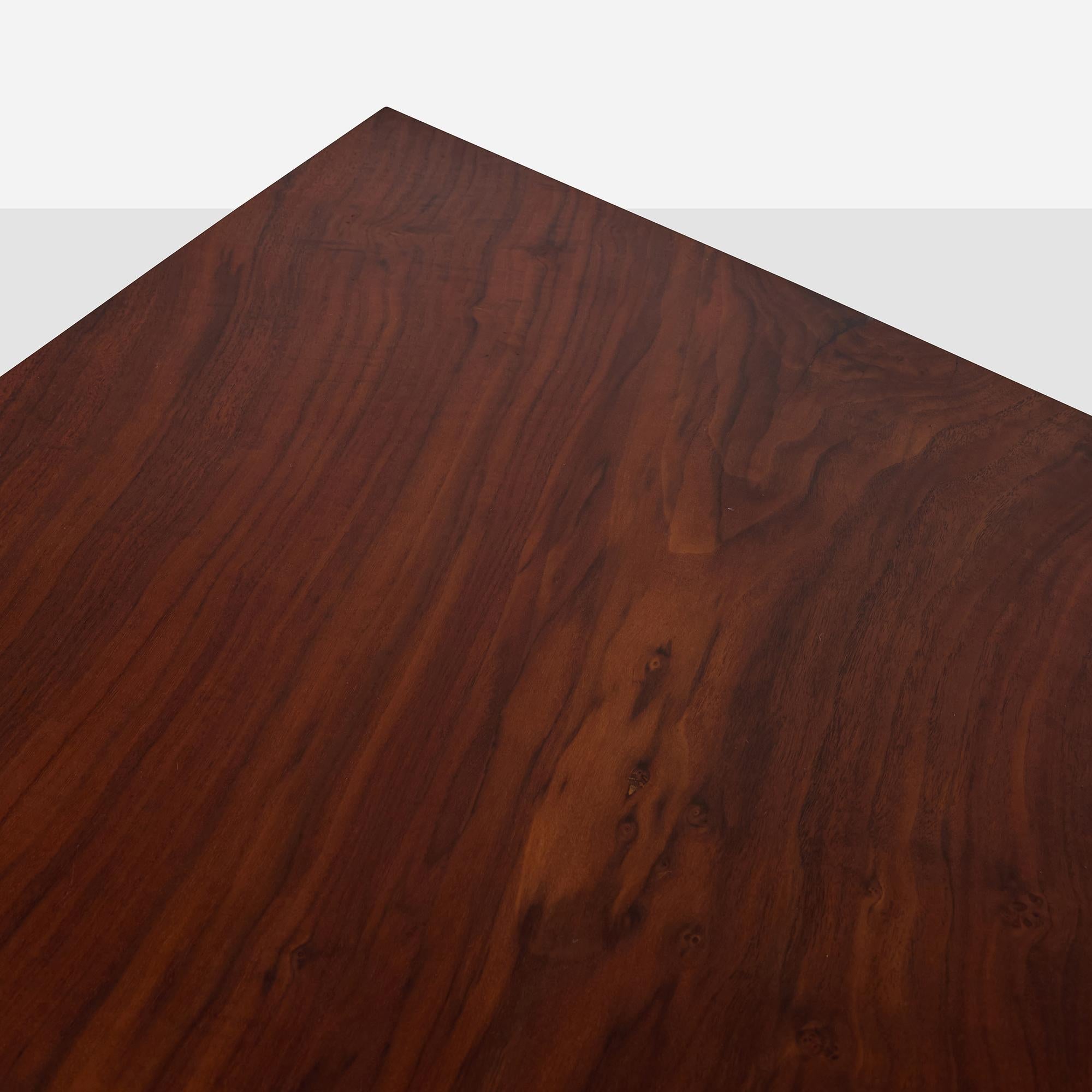 Walnut and Steel End Tables in the Style of Milo Baughman - 3 available in vendita 2