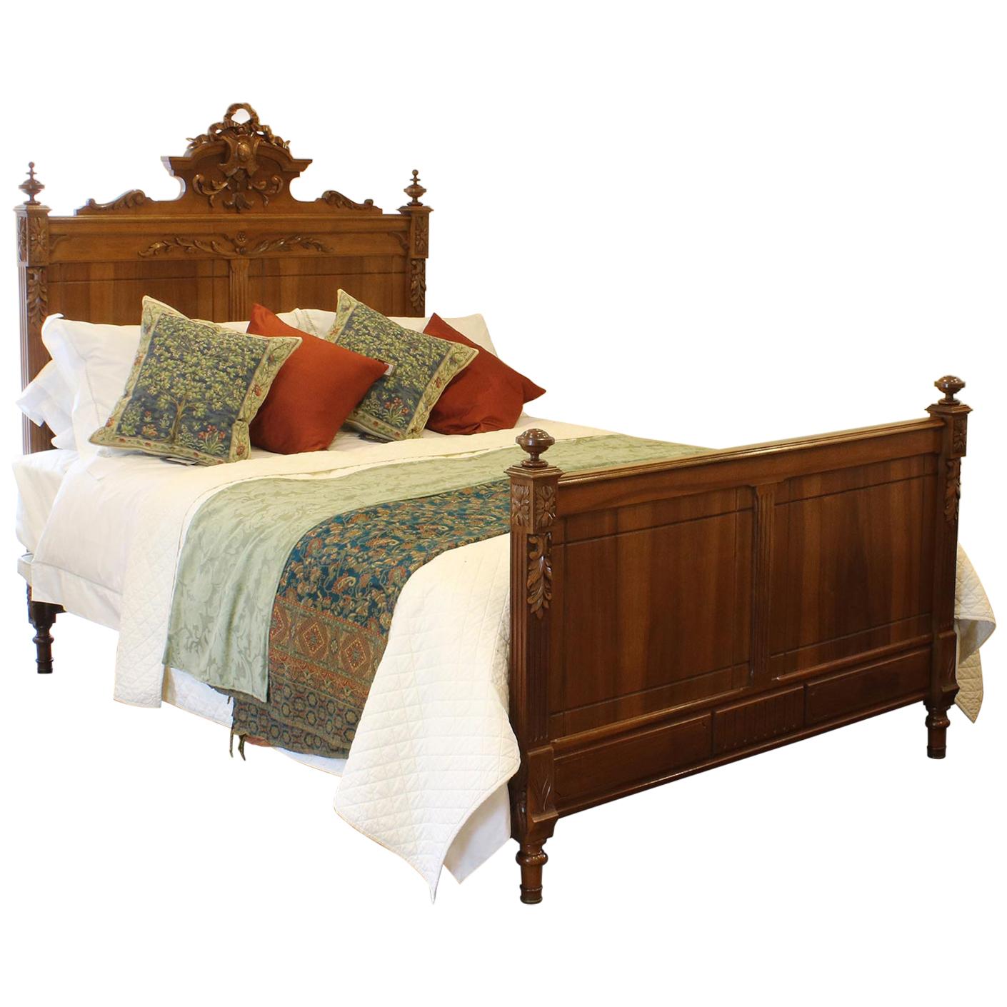 Walnut Antique Bed, WKD100