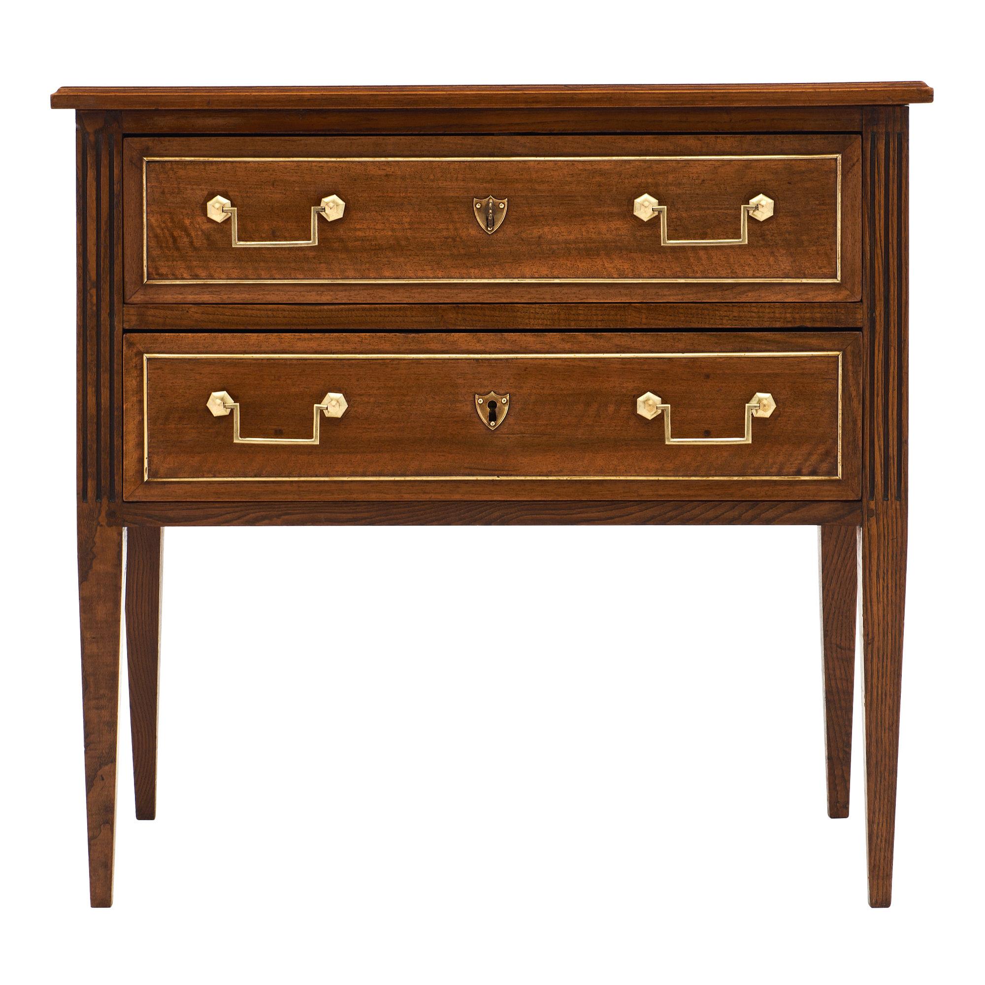 Spanish Hand Painted Fir Chest of Drawers at 1stdibs