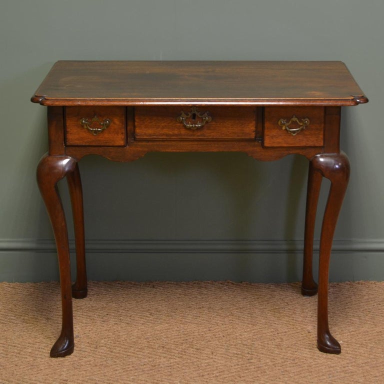 Walnut Antique Side Table / Low Boy For Sale at 1stDibs