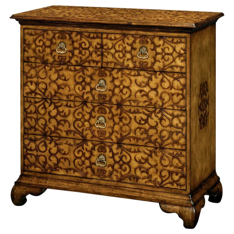 Walnut Arabesque Chest