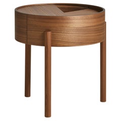 Walnut Arc Side Table by Ditte Vad and Julie Bertrup
